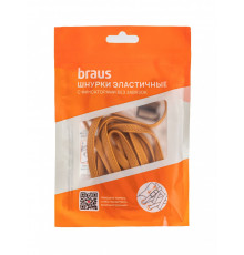BRAUS шнурки эластичные с фиксатором арт. 6543